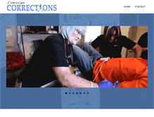 Tablet Screenshot of conciergecorrections.com